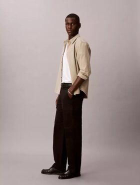 90s Straight Cotton Stretch Cargo Hose