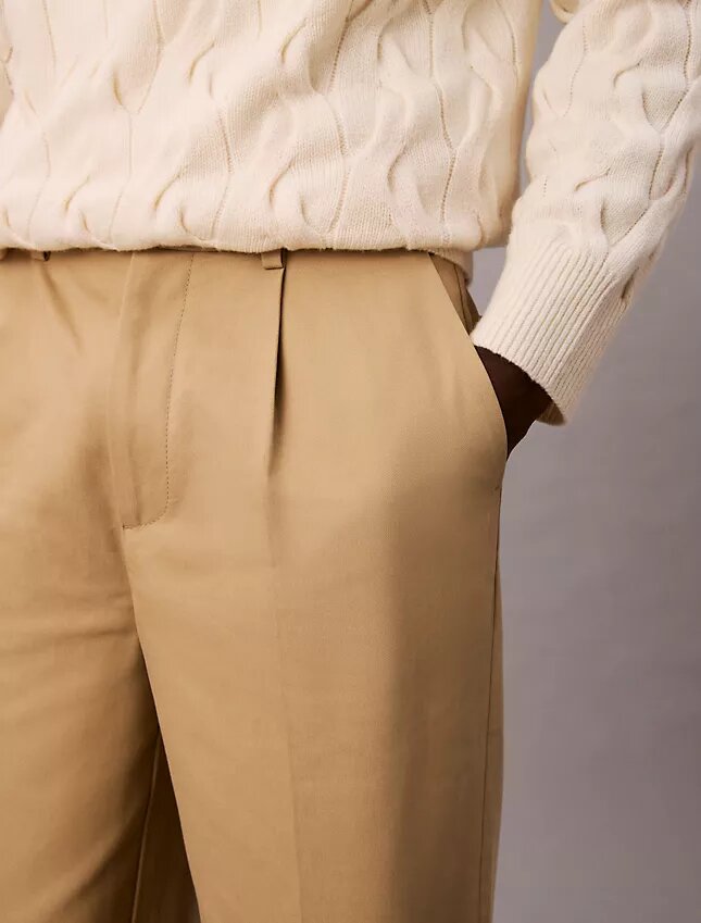 90s Straight Pleated Chino Hose 90s Straight Pleated Chino Hose