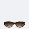 Acetat-Sonnenbrille im Cat-Eye-Stil Acetat-Sonnenbrille im Cat-Eye-Stil