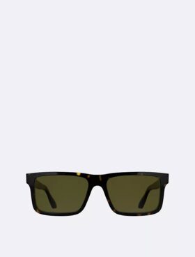 Acetat-Sonnenbrille in rechteckiger Form
