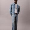 Allover-Monogram 90er-Jahre-Denim-Trucker Jacket Allover-Monogram 90er-Jahre-Denim-Trucker Jacket