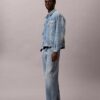 Allover-Monogram 90er-Jahre-Denim-Trucker Jacket Allover-Monogram 90er-Jahre-Denim-Trucker Jacket