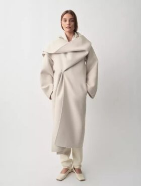 Amelia Drapierter Mantel