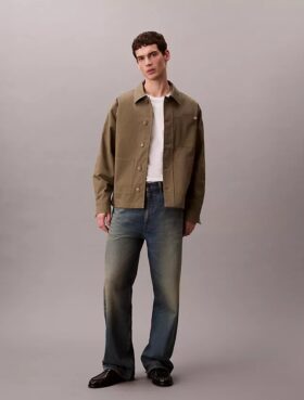 Arbeitsjacke aus Baumwoll-Stretch-Twill
