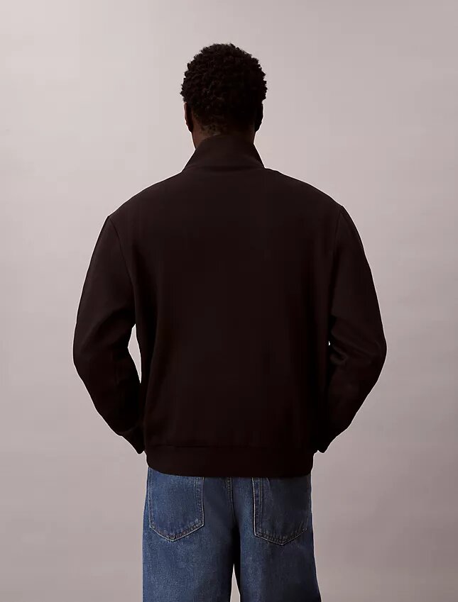 Archiv-Logo-Fleece-Sweatshirt mit Viertelreißverschluss Archiv-Logo-Fleece-Sweatshirt mit Viertelreißverschluss