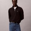 Archiv-Logo-Fleece-Sweatshirt mit Viertelreißverschluss Archiv-Logo-Fleece-Sweatshirt mit Viertelreißverschluss