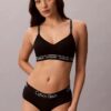 Archiv-Logo, leicht gefüttert, bügelloser Bralette