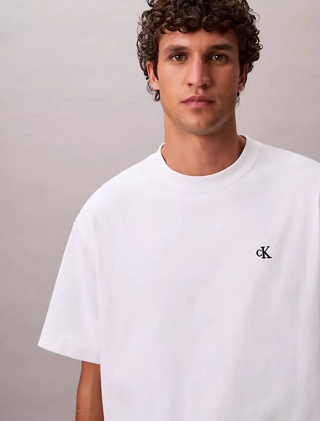 Archiv-Logo-T-Shirt mit Rundhalsausschnitt und lockerer Passform Archiv-Logo-T-Shirt mit Rundhalsausschnitt und lockerer Passform