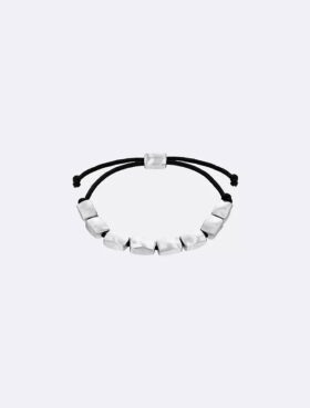 Armband mit Perlen in organischer Rechteckform