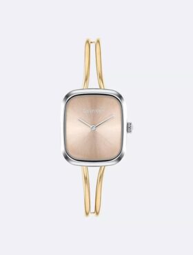 Armbanduhr mit gebürstetem Zifferblatt