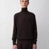 Aschefarbener Rollkragenpullover Aschefarbener Rollkragenpullover