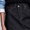Asymmetrischer Minirock aus Denim