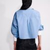Asymmetrischer Minirock aus Denim