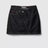 Asymmetrischer Minirock aus Denim