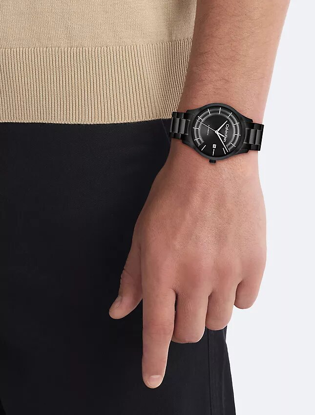 Automatikuhr mit H-Link-Armband Automatikuhr mit H-Link-Armband