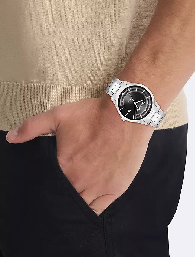 Automatikuhr mit H-Link-Armband Automatikuhr mit H-Link-Armband