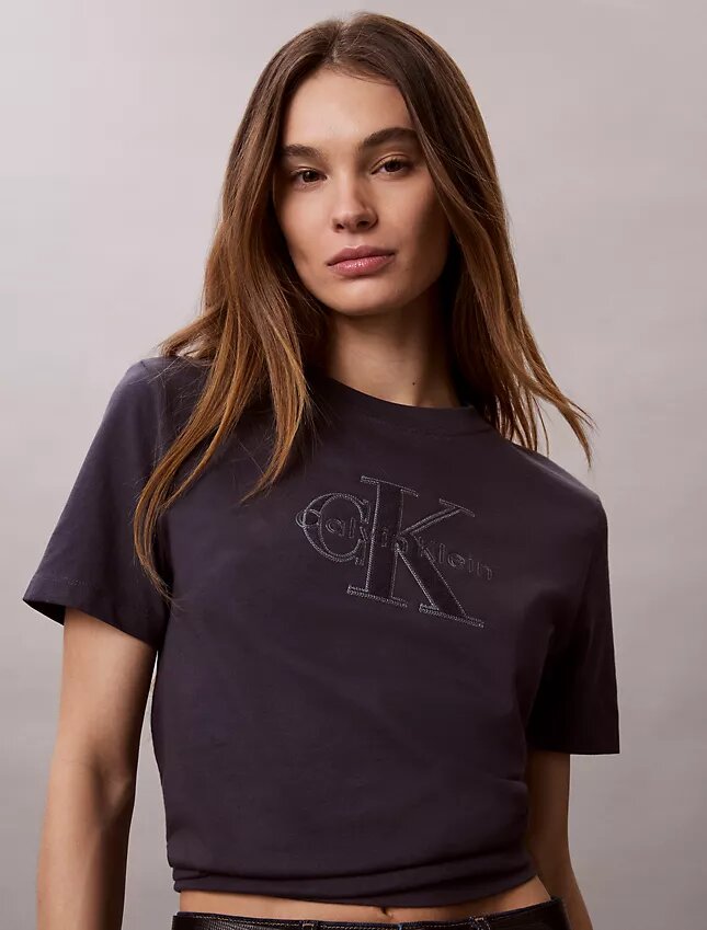 Baby-Frottee-T-Shirt mit „Monologo“-Aufdruck Baby-Frottee-T-Shirt mit „Monologo“-Aufdruck