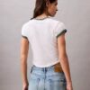 Baby-T-Shirt aus Baumwolle und Kaschmir Baby-T-Shirt aus Baumwolle und Kaschmir