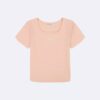 Baby-T-Shirt für Mädchen mit quadratischem Ausschnitt