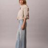 Baggy-Jeans mit niedrigem Bund und Logo Baggy-Jeans mit niedrigem Bund und Logo