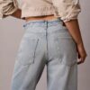 Baggy-Jeans mit niedrigem Bund und Logo Baggy-Jeans mit niedrigem Bund und Logo