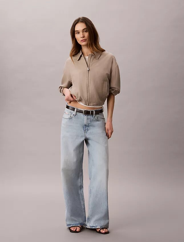 Baggy-Jeans mit niedriger Leibhöhe Baggy-Jeans mit niedriger Leibhöhe