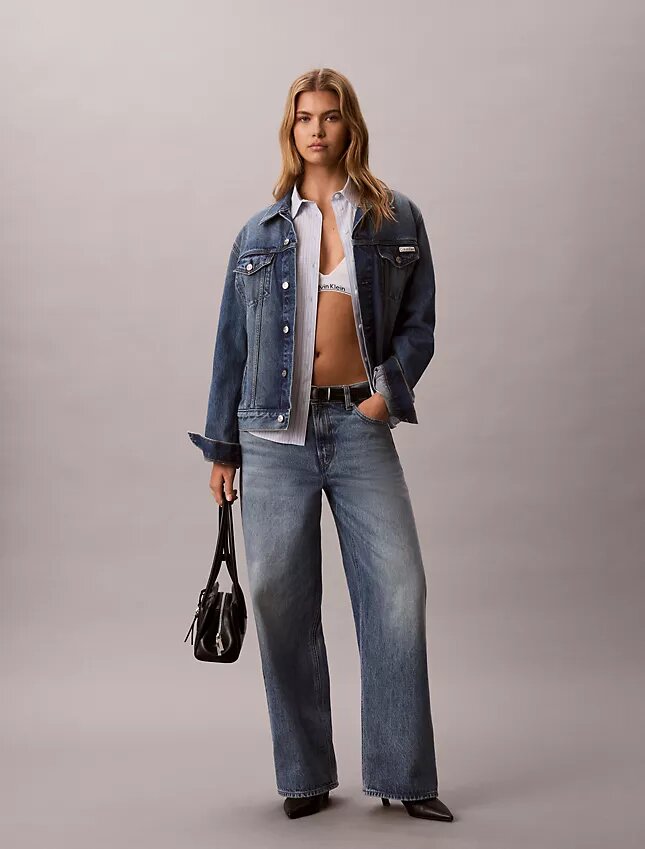 Baggy-Jeans mit niedriger Leibhöhe Baggy-Jeans mit niedriger Leibhöhe