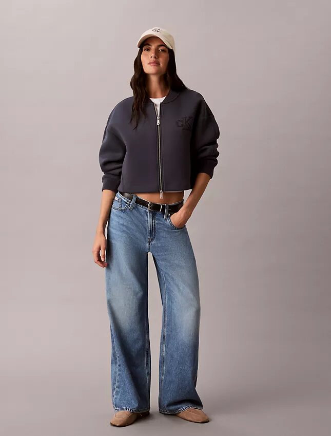 Baggy-Jeans mit niedriger Leibhöhe Baggy-Jeans mit niedriger Leibhöhe