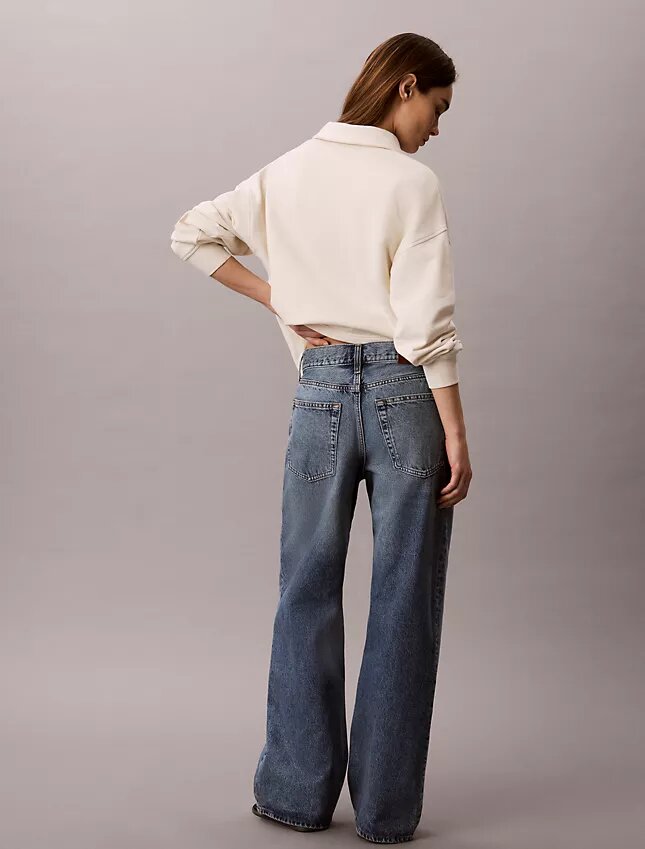 Baggy-Jeans mit niedriger Leibhöhe Baggy-Jeans mit niedriger Leibhöhe