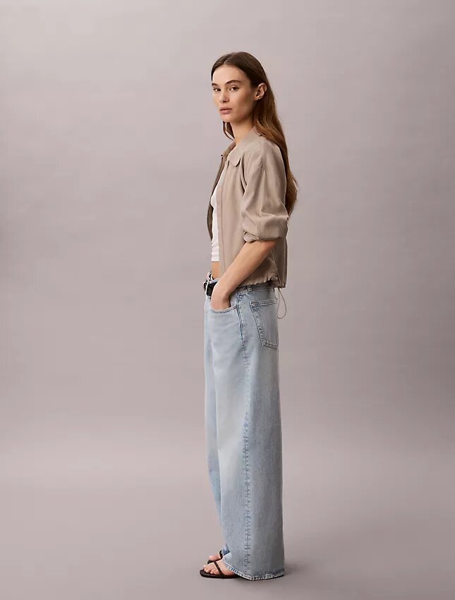 Baggy-Jeans mit niedriger Leibhöhe Baggy-Jeans mit niedriger Leibhöhe