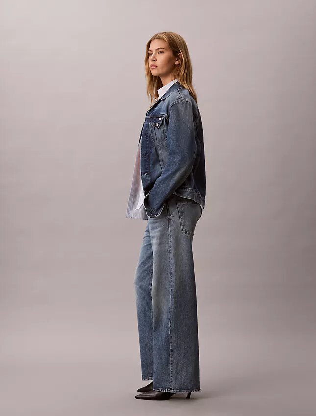 Baggy-Jeans mit niedriger Leibhöhe Baggy-Jeans mit niedriger Leibhöhe
