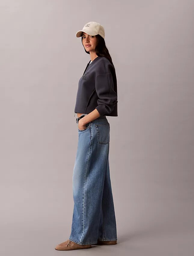 Baggy-Jeans mit niedriger Leibhöhe Baggy-Jeans mit niedriger Leibhöhe