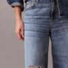 Baggy-Jeans mit niedriger Leibhöhe