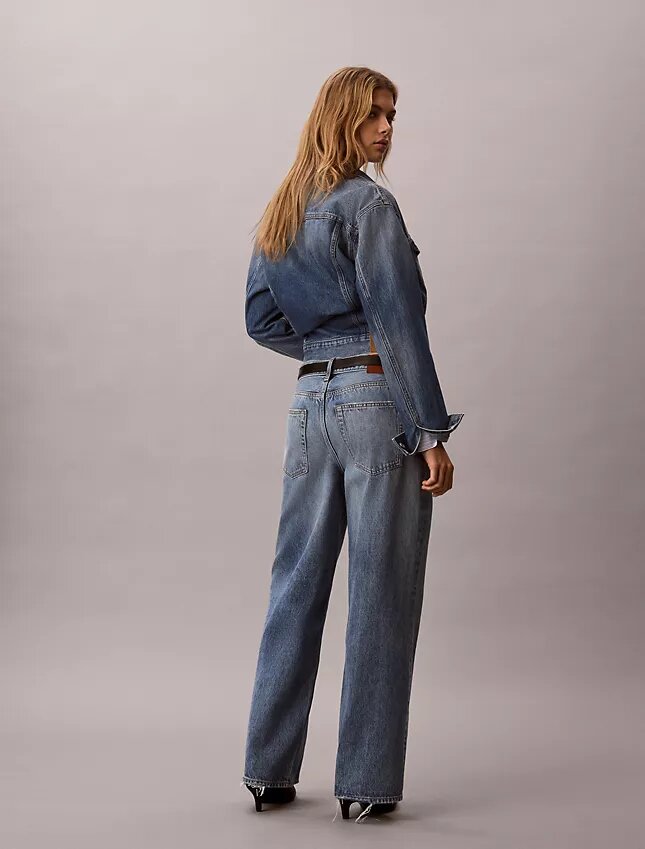 Baggy-Jeans mit niedriger Leibhöhe Baggy-Jeans mit niedriger Leibhöhe