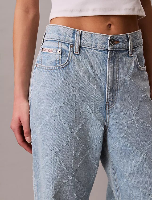 Baggy-Jeans mit niedriger Leibhöhe Baggy-Jeans mit niedriger Leibhöhe