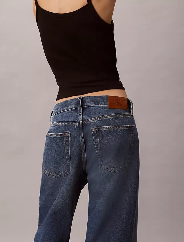 Baggy-Jeans mit niedriger Leibhöhe Baggy-Jeans mit niedriger Leibhöhe