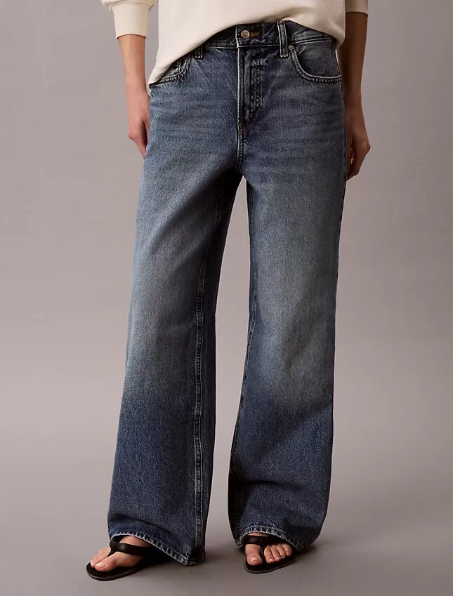 Baggy-Jeans mit niedriger Leibhöhe Baggy-Jeans mit niedriger Leibhöhe