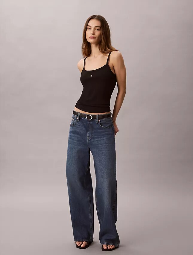Baggy-Jeans mit niedriger Leibhöhe Baggy-Jeans mit niedriger Leibhöhe