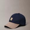 Baseballkappe mit Emblem-Logo und Farbblock-Design