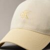 Baseballkappe mit kontrastierendem gesticktem Logo