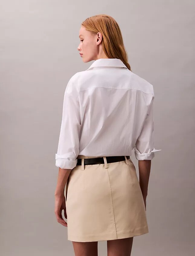 Baumwoll-Chino-Minirock Baumwoll-Chino-Minirock