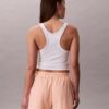 Baumwoll-Jersey-Schlafshorts mit Logo