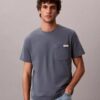 Baumwoll-Jersey-T-Shirt mit Tasche Baumwoll-Jersey-T-Shirt mit Tasche