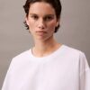 Baumwoll-Mini-T-Shirt-Kleid im Relaxed-Stil