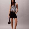 Baumwoll-Tanktop mit Konturrippbündchen Baumwoll-Tanktop mit Konturrippbündchen