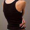 Baumwoll-Tanktop mit Konturrippbündchen Baumwoll-Tanktop mit Konturrippbündchen