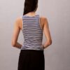Baumwoll-Tanktop mit Konturrippbündchen Baumwoll-Tanktop mit Konturrippbündchen