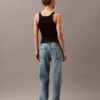 Baumwoll-Tanktop mit Konturrippbündchen Baumwoll-Tanktop mit Konturrippbündchen