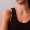 Baumwoll-Tanktop mit Konturrippbündchen Baumwoll-Tanktop mit Konturrippbündchen