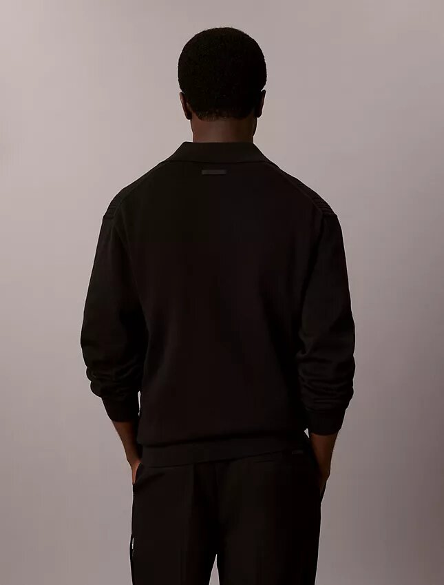 Baumwollpullover mit Knopfleiste Baumwollpullover mit Knopfleiste